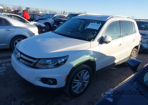 2012 Volkswagen Tiguan Se из США, поврежденный, VIN WVGAV7AX3CW537498